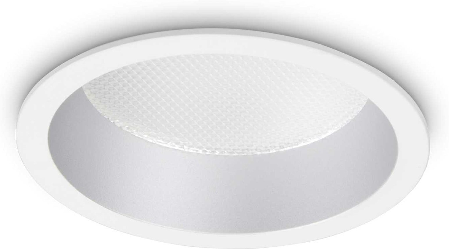 Indbygningsspot Ideal Lux Deep LED downlight 4000K 1250 lm Ø10,3 cm aluminium IP20 10W