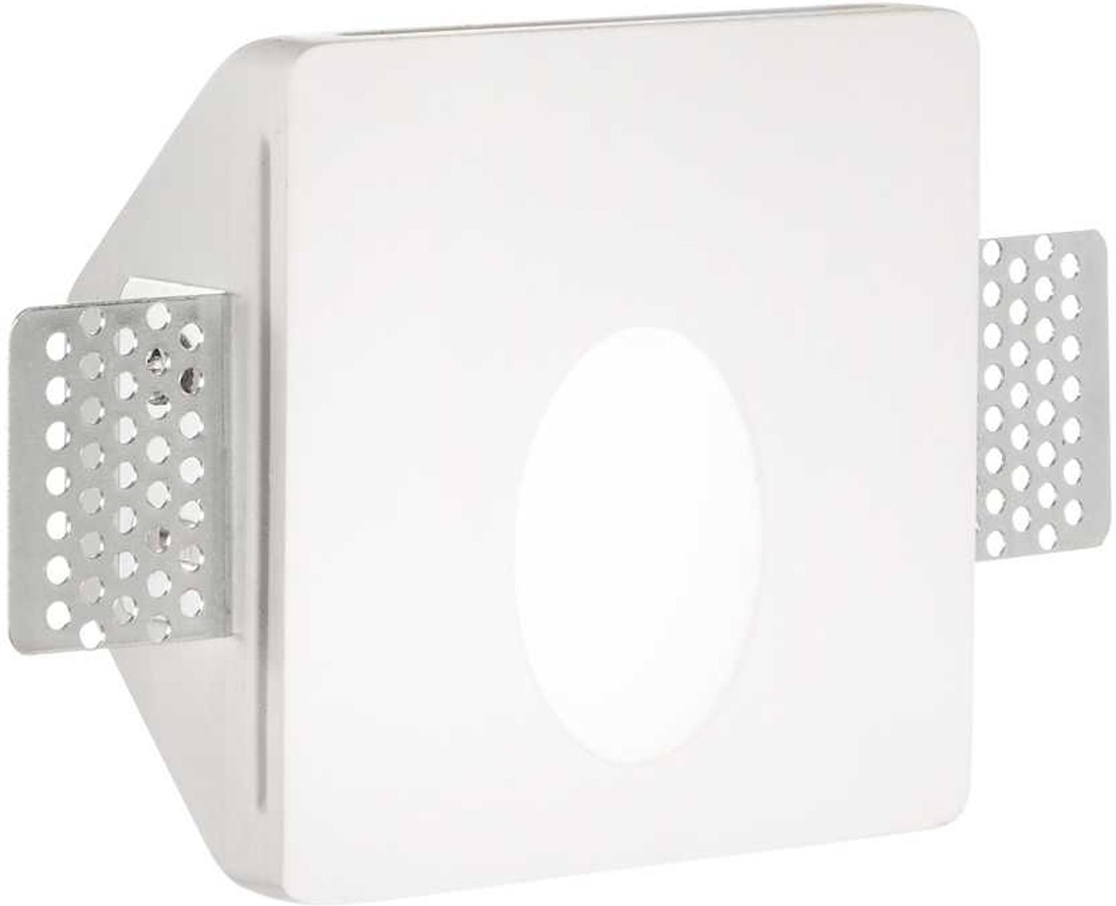 Indbygningslampe Ideal Lux Walky LED 1W 3000K 55 lm hvid gips 10×10×5 cm