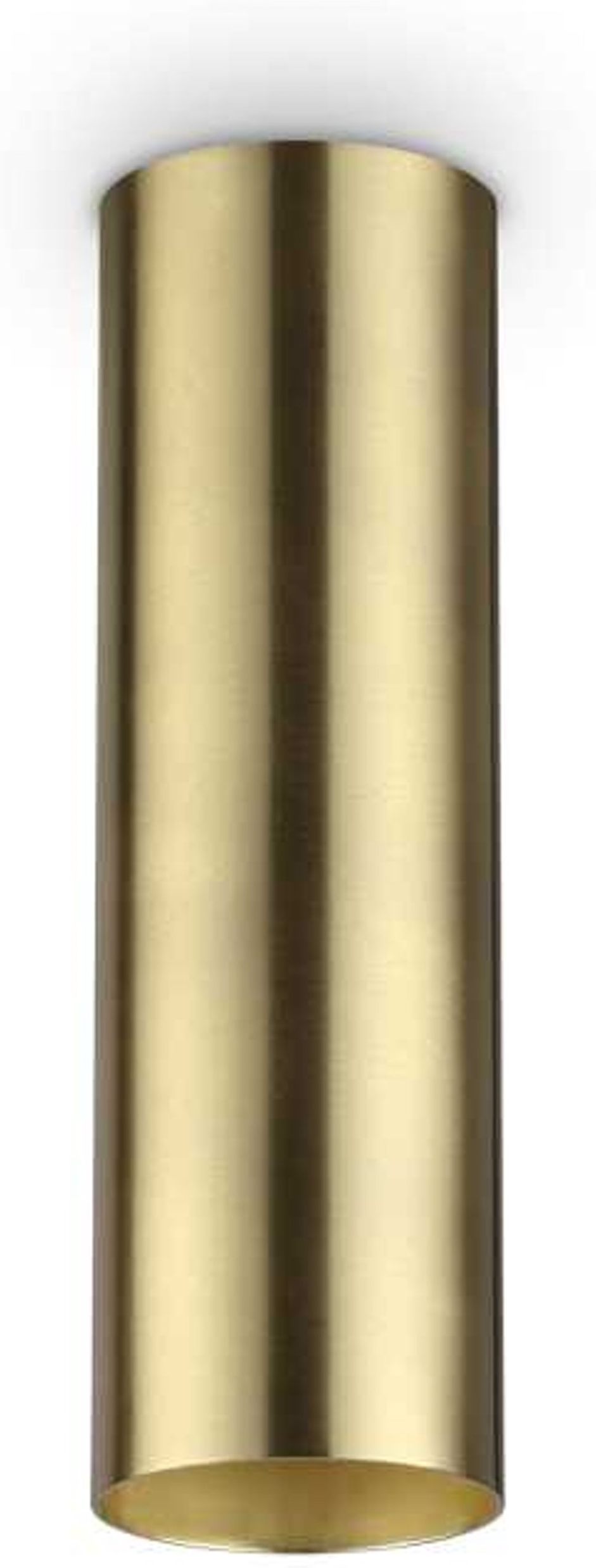 Loftslampe Ideal Lux Look metal messing Ø6×20 cm med GU10 LED 480 lm