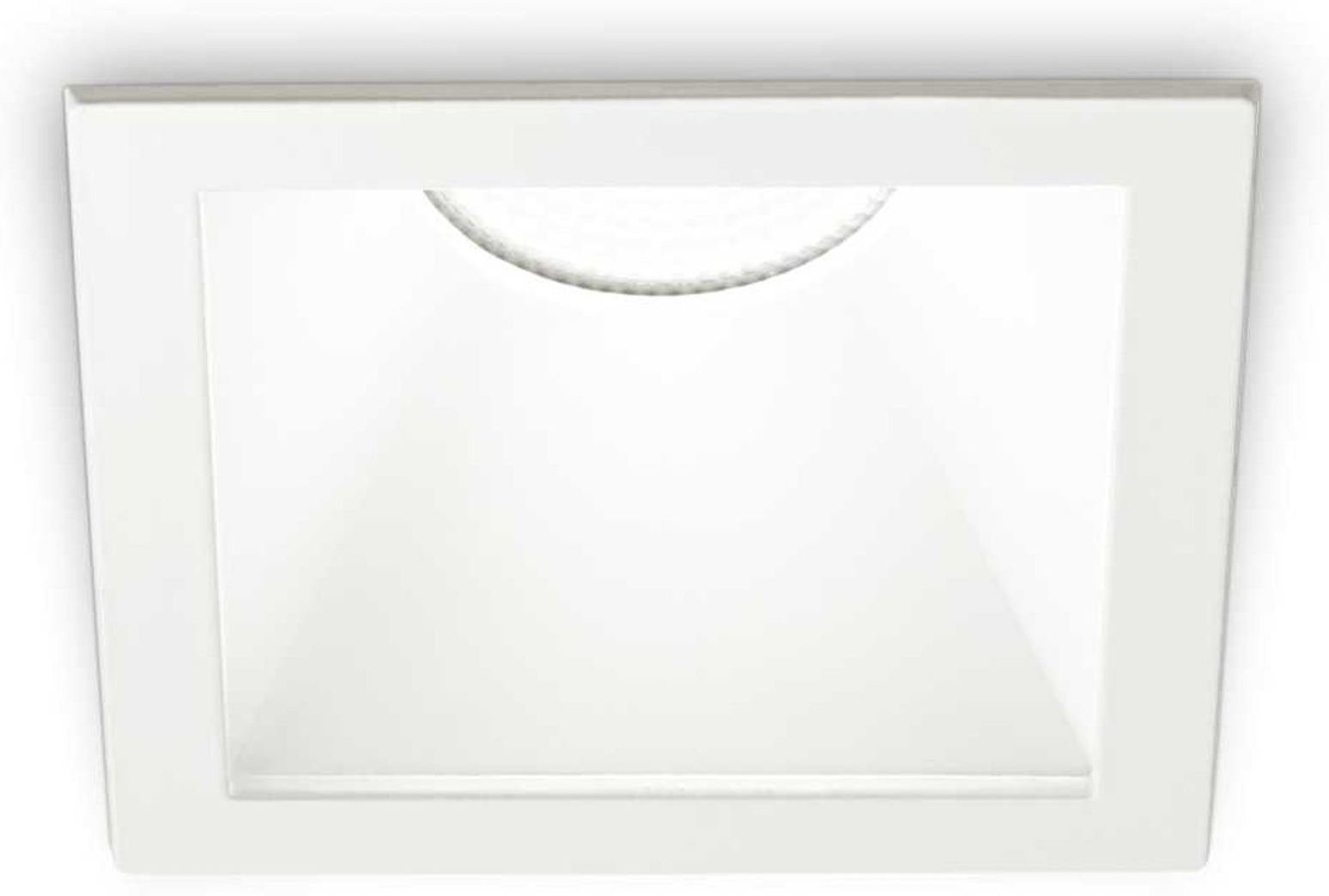 Indbygningslampe Ideal Lux Game firkantet LED downlight loftspot 8,4x8,4x12 cm 830 lm 2700K hvid