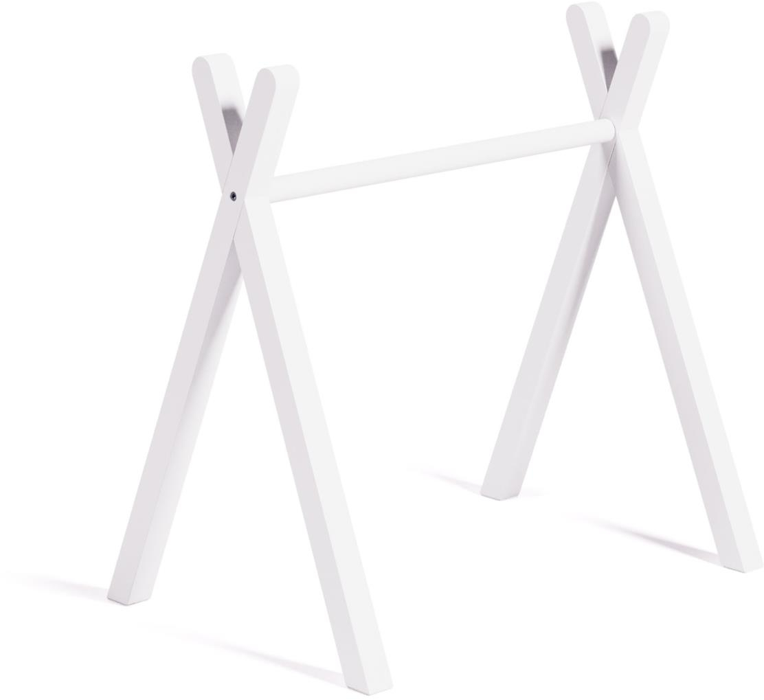 Baby Gym Tipi Kave Home Maralis - multifunktionel seng og legetøj i hvidt bøgetræ