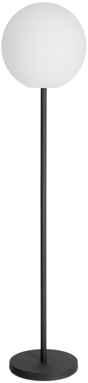 Gulvlampe Dinesh fra Kave Home - Nordic moderne LED med dæmpbar belysning H155 cm, hvid/sort