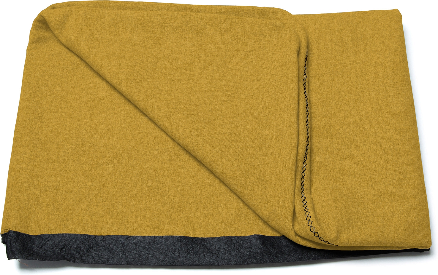 Betræk til sengegavl Kave Home Dyla 76 x 168 cm sennep nordisk stil pletbestandigt