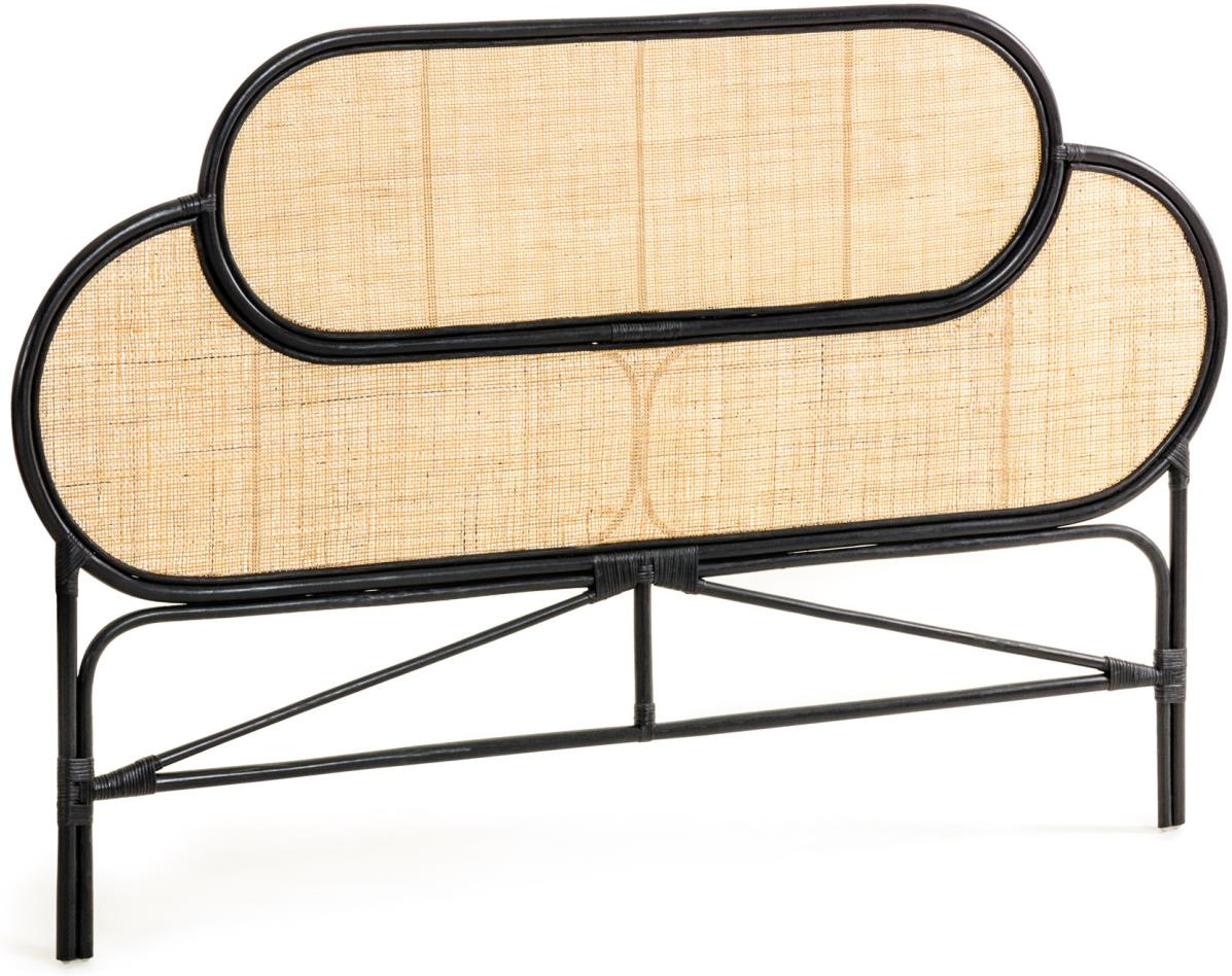 Sengegavl/hovedgærde Kave Home Lalita i håndflettet rattan - Vintage Colonial design B170 x H120 cm