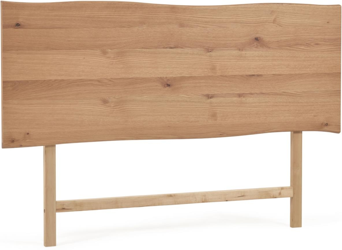 Sengegavl Kave Home Rasha rustik natur egetræsfinér 170x55 cm