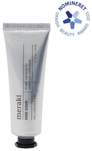 Håndserum Meraki Hand - COSMOS Økologisk plejegel med F-vitamin, hyaluronsyre & agurkeekstrakt, 50 ml