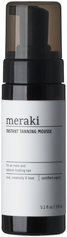 Selvbruner mousse Meraki Cosmos Organic Instant Tanning Mousse økologisk fugtgivende for jævn naturlig glød
