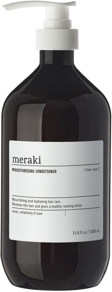Balsam Meraki Moisturising Conditioner 1 l - nærende pleje til tørt hår med økologisk kokosolie & provitamin B5