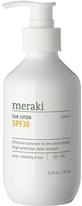 Solcreme Meraki Pure SPF 30, parfumefri, Svanemærket vegan solbeskyttelse