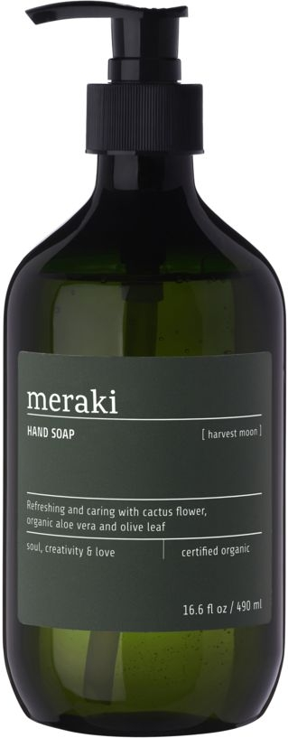 Meraki Håndsæbe Men Harvest Moon 490 ml - Økologisk COSMOS, Rosmarin Duft