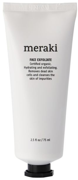 Eksfolierende ansigtsmaske og peeling Meraki Facial Care Favorites - COSMOS økologisk & Svanemærket med rapsolie & brunalgeekstrakt
