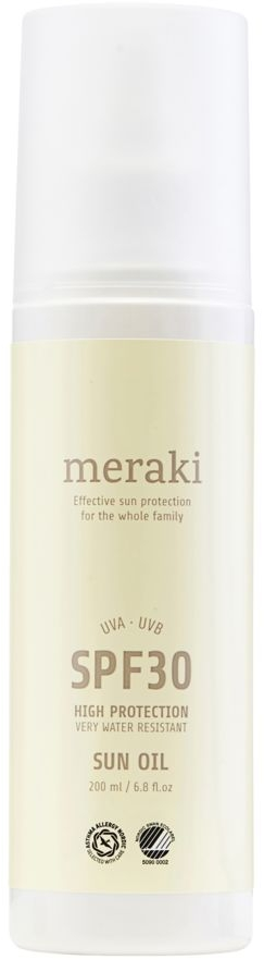 Sololie Meraki Sololie SPF 30 200 ml - vandresistent UVA/UVB, Asthma Allergy & Svanemærket