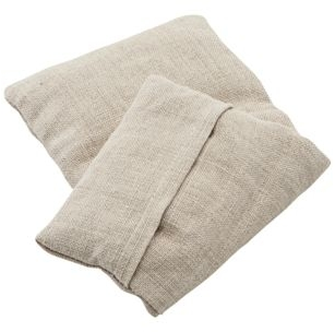 Øjenpude Meraki Terapi-øjenpude, økologisk bomuld & lerperler, 11×23 cm, beige