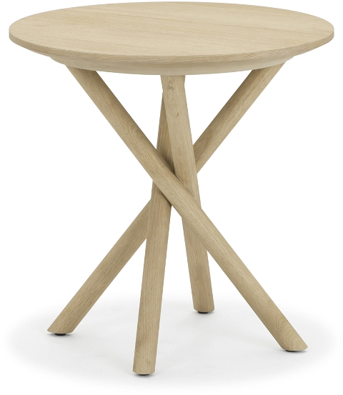 Sidebord Nielsen Design Hasseris Ø50 x H50 cm i egetræ