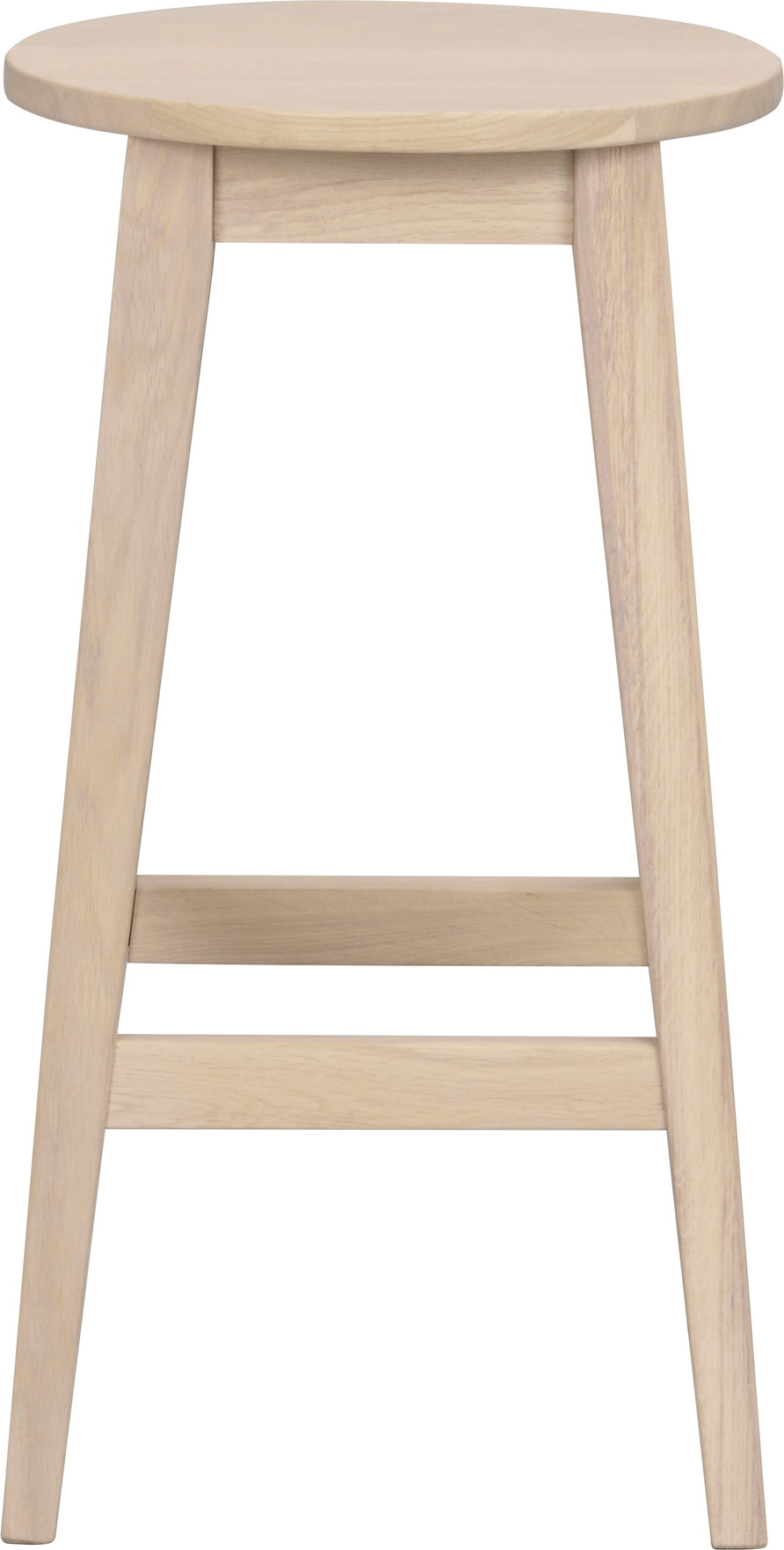 Barstole Rowico Austin hvidkalket egetræ højde 65 cm sæt af 2