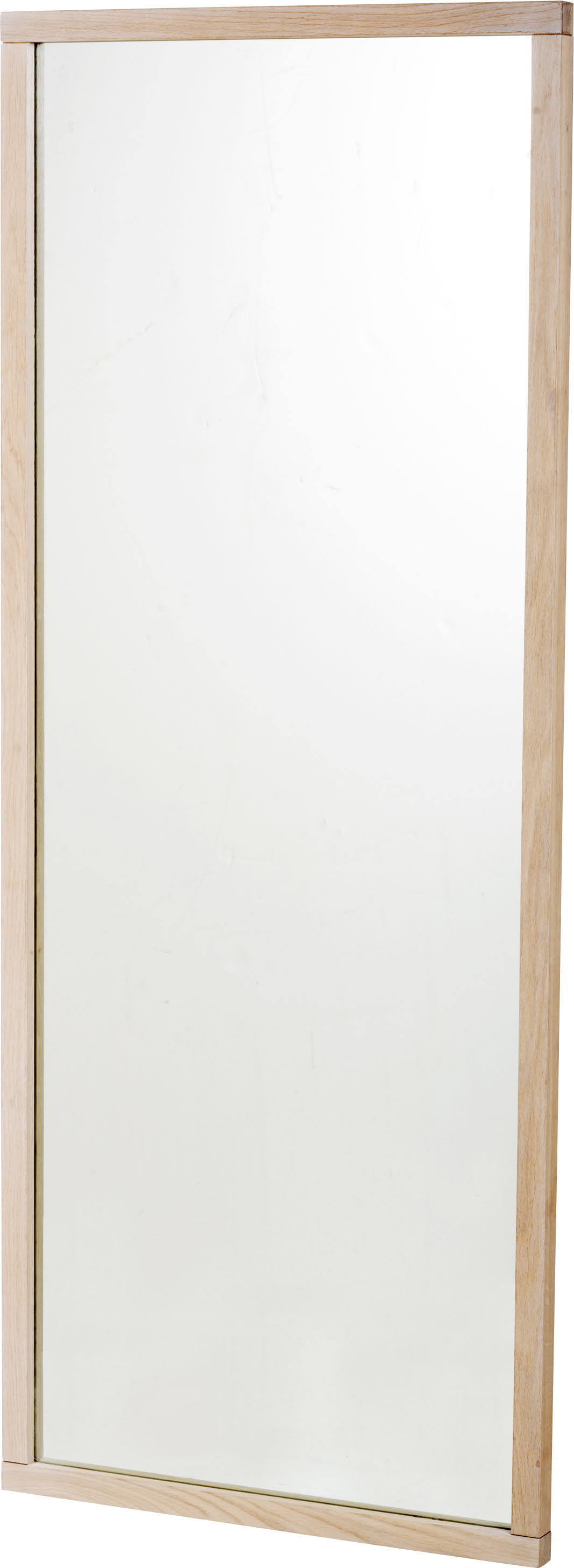 Vægspejl Rowico Confetti 150 x 60 cm hvidkalket egetræ helkropsspejl skandinavisk design