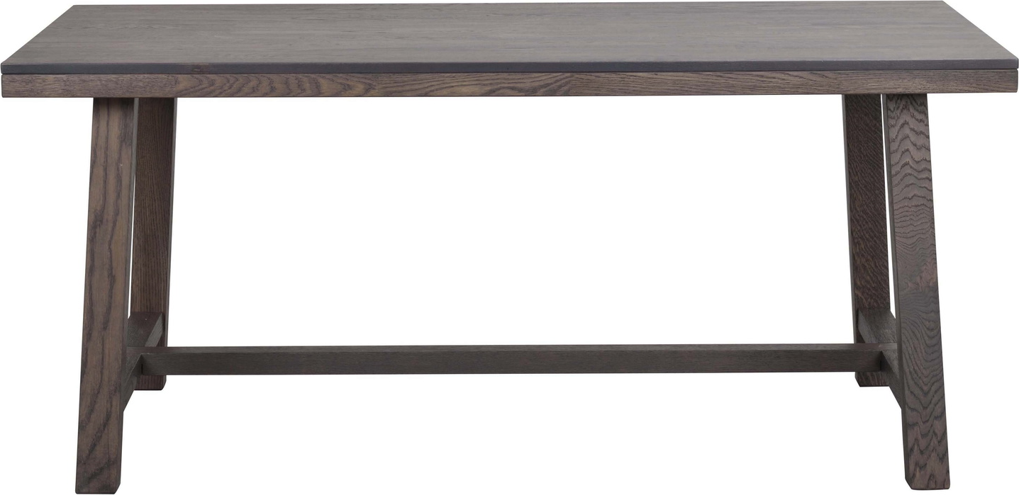 Spisebord Rowico Brooklyn - lakeret massivt egetræ mørkebrun 170×95 cm FSCÂ® 100% certificeret