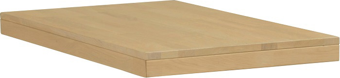 Tillægsplade Rowico Brooklyn 50x95 cm massivt egetræ lakeret finish FSC 100%