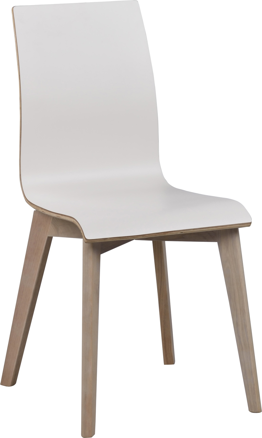 Spisebordsstol/spisestuestol Rowico Gracy hvid laminat/hvidkalket egetræ H89×B48×D50 cm