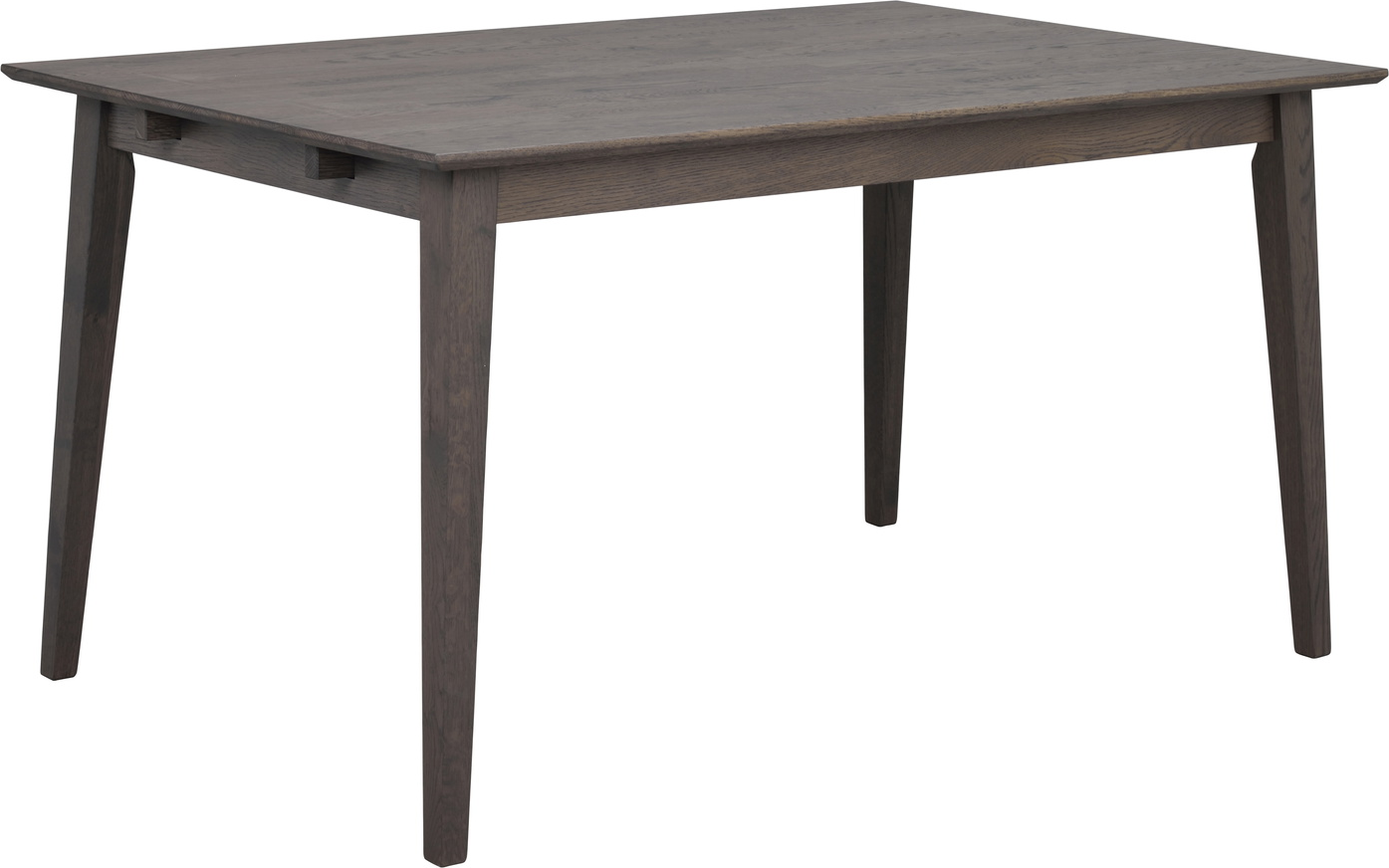 Spisebord Rowico Filippa udvidelsesbart i FSC-certificeret massivt egetræ 140x90 cm mørkebrun