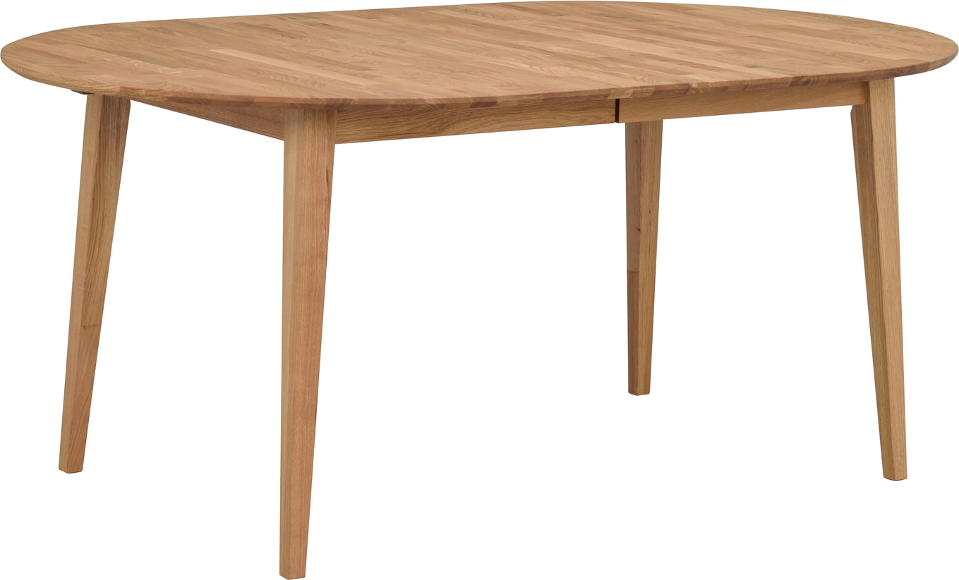 Spisebord Rowico Filippa massivt egetræ L170×105 cm olieret med 40 cm udtræk FSC-certificeret