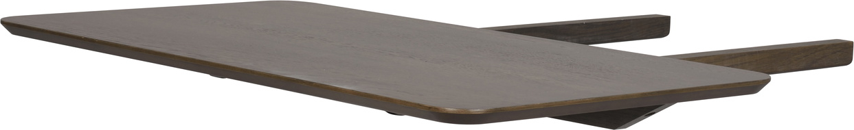 Tillægsplade Rowico Nagano brun lakeret egefiner fleksibel bordudvidelse til spisebord