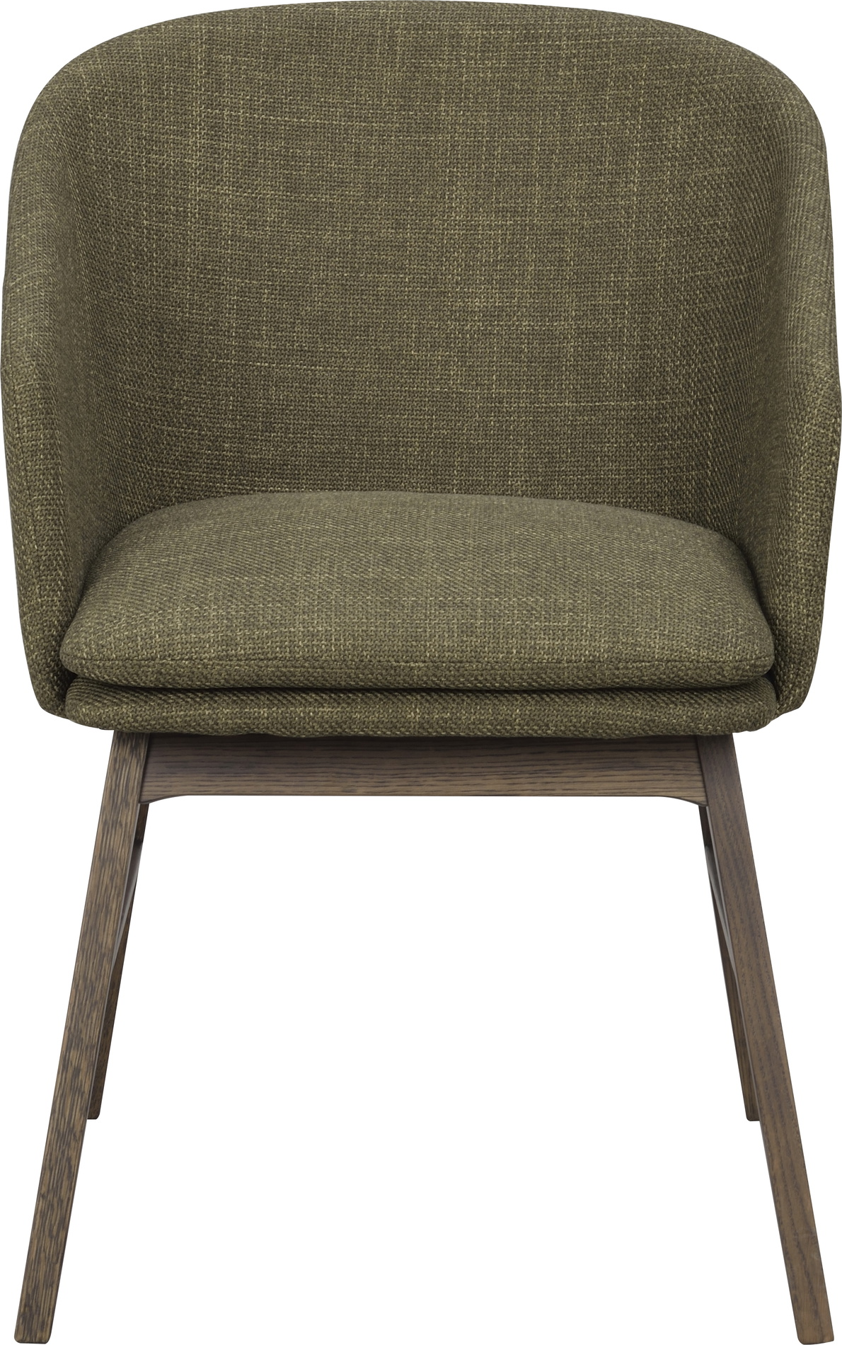 Spisebordsstol med armlæn Rowico Windham 2-pak polstret grøn polyester FSC-certificeret egetræ