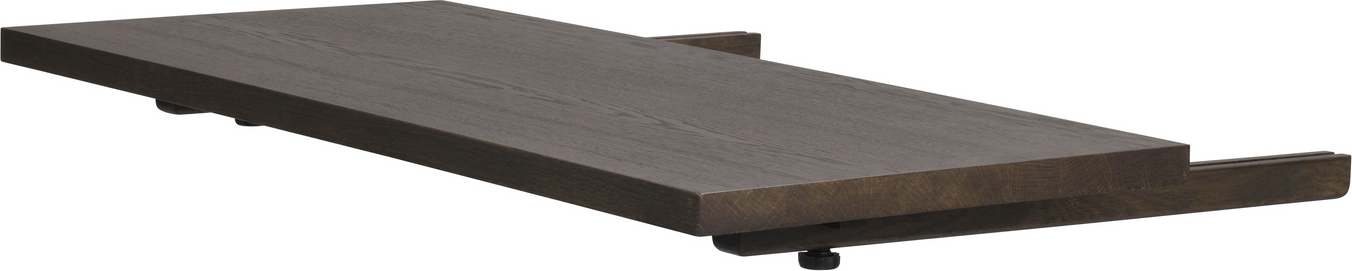 Tillægsplade Rowico Westville bordforlængelse L45xB95 cm brunlakeret egetræsfiner