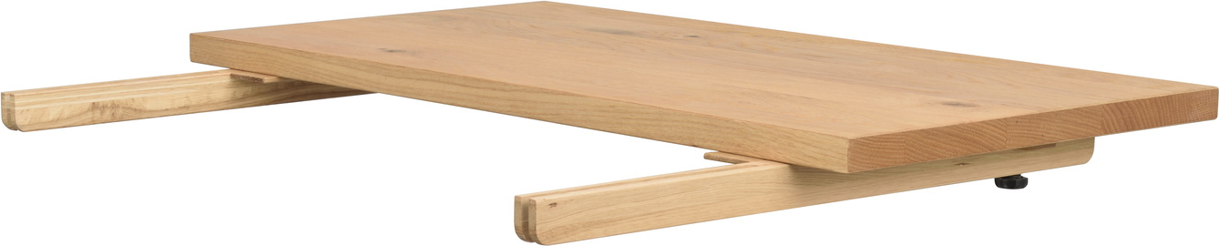 Tillægsplade Rowico Plainfield til spisebord i olieret eg 50×100 cm FSC 100 % certificeret