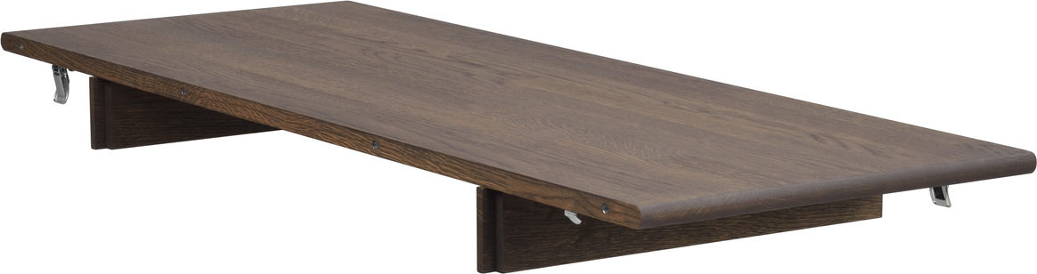Tillægsplade til spisebord Rowico Tyler 40 cm massiv eg brunpigmenteret olie FSC-certificeret
