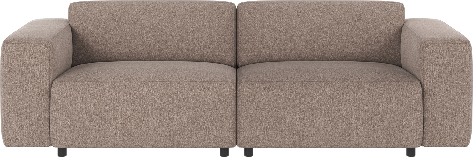 3-personers sofa Rowico Willard i beige polyester Brenda modulopbygget skandinavisk design 70x236x98 cm