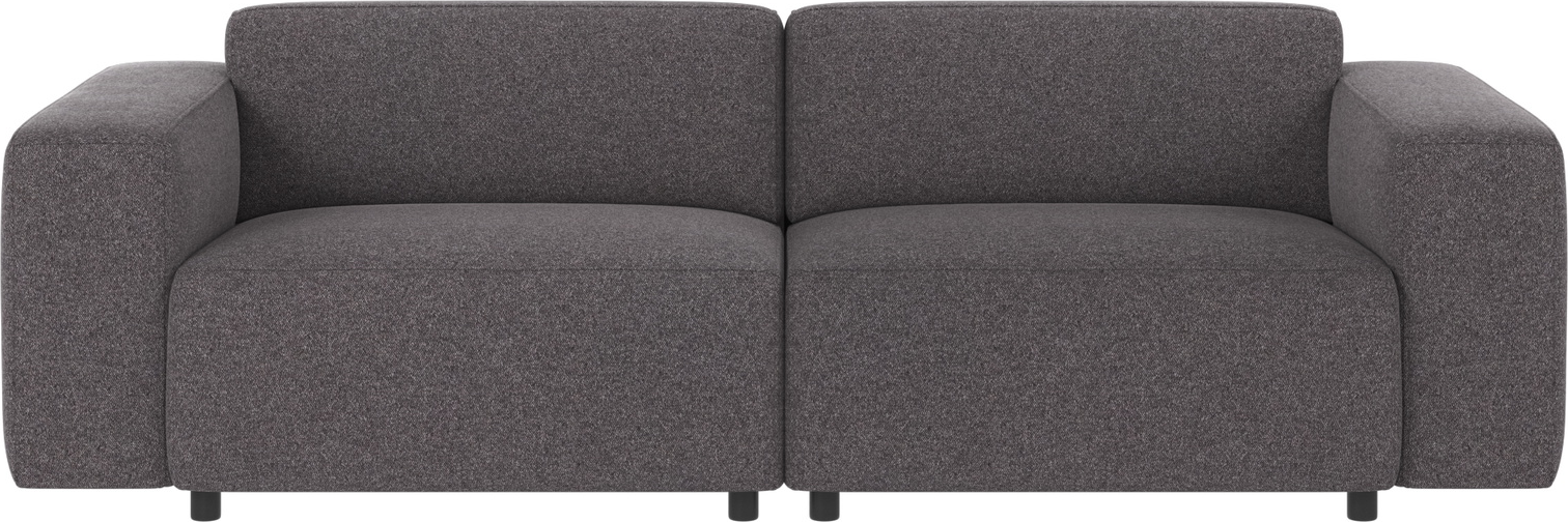 3-personers sofa Rowico Willard Brenda mørkegrå polyester H70xB236xD98 cm