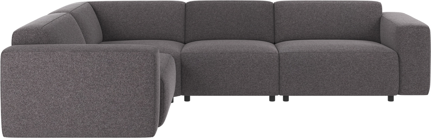 Hjørnesofa Rowico Willard mørkegråt Brenda 18-stof - modulsofa med skandinavisk minimalistisk design