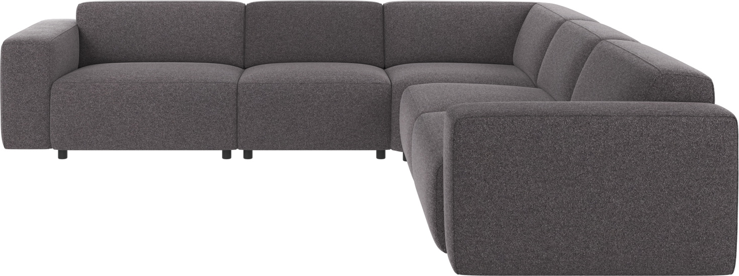 Hjørnesofa Rowico Willard modulsofa Brenda mørkegrå 297x297 cm