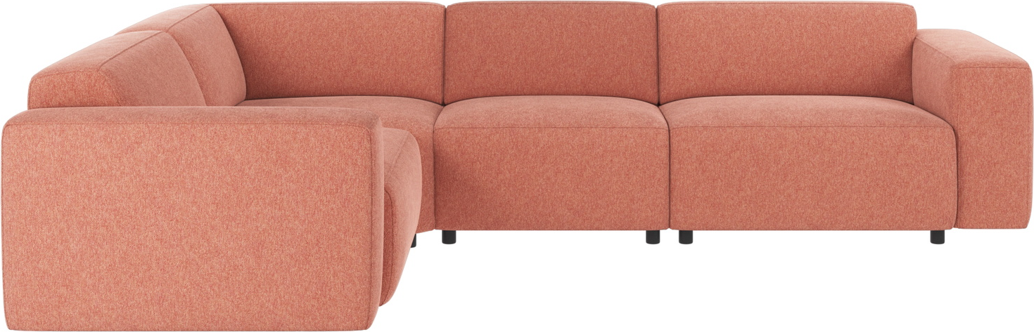 Hjørnesofa Rowico Willard modulsofa stofsofa rød Brenda 52 polyester 297×219 cm