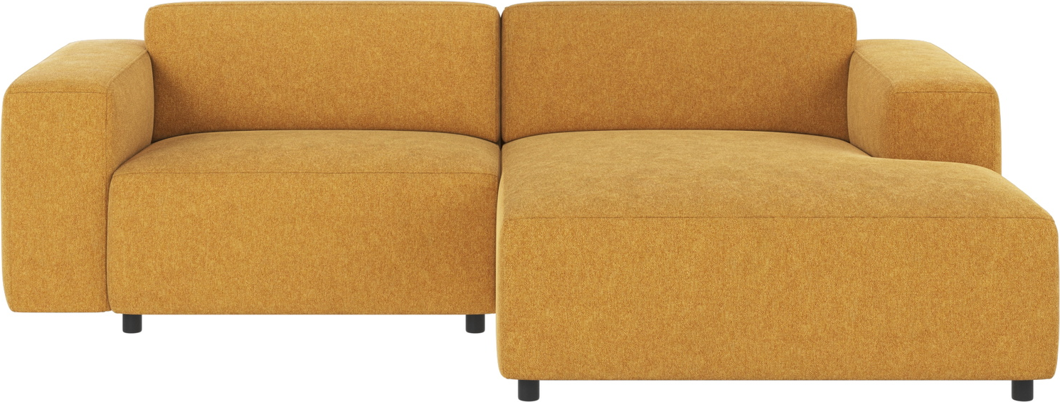 Rowico Willard chaiselongsofa højrevendt gul Brenda 68 modulsofa i 100% polyester