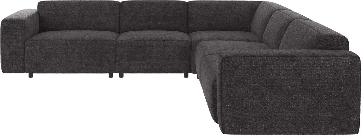 Hjørnesofa Rowico Willard modulsofa mørkegrå stof 297×297×70 cm