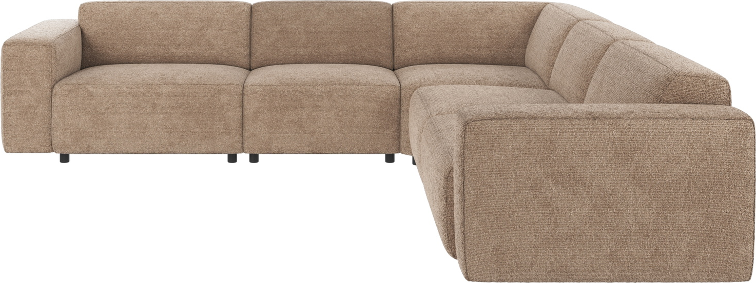 Hjørnesofa Rowico Willard modulopbygget 33-seater gråbeige Robin 109 297 x 297 cm