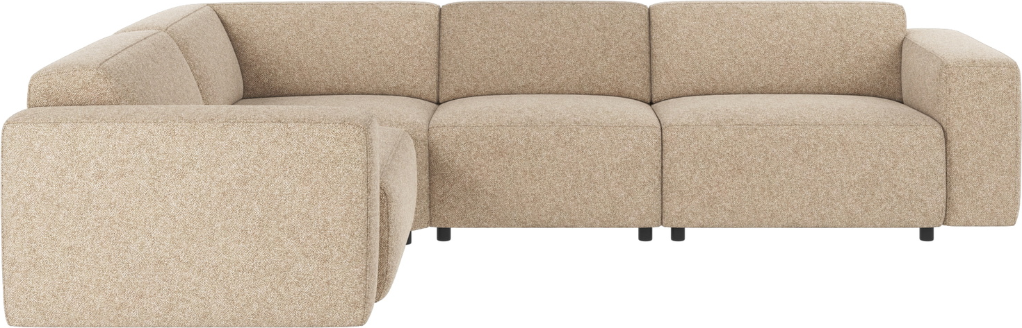 Hjørnesofa Rowico Willard modulopbygget L-form beige Bobby 2 polyester 297x219 cm