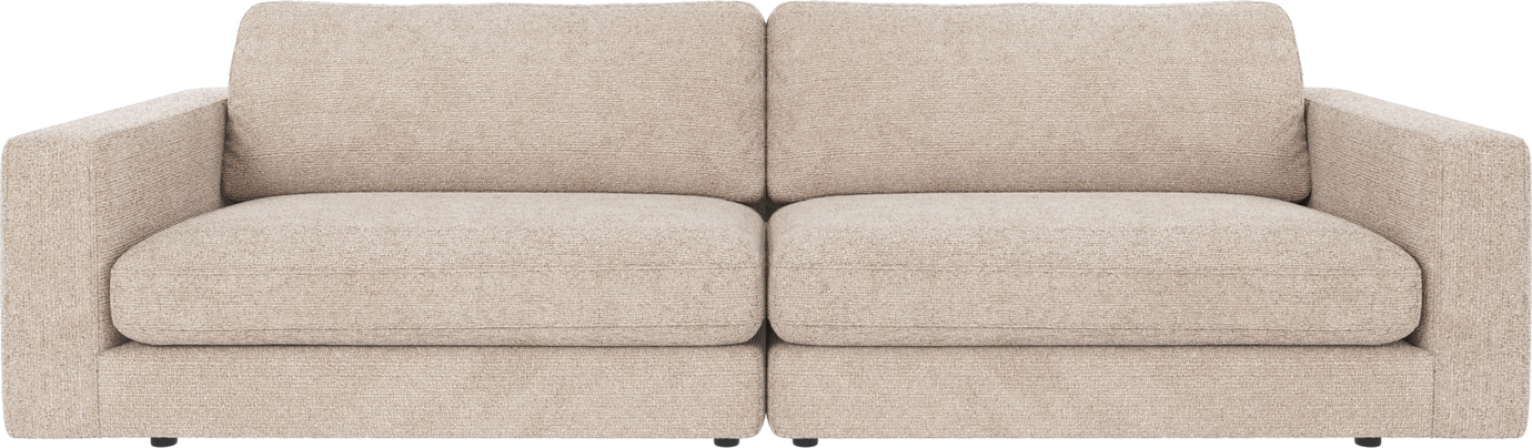 3-personers sofa Rowico Duncan Robin 01 lysegrå stof L258xD103xH78 cm modulopbygget design FSC-mix