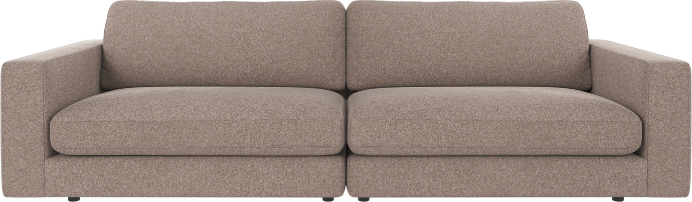3-personers sofa Rowico Duncan Brenda beige stof 258 cm modulbar FSC-mix slidstærk komfortable hynder