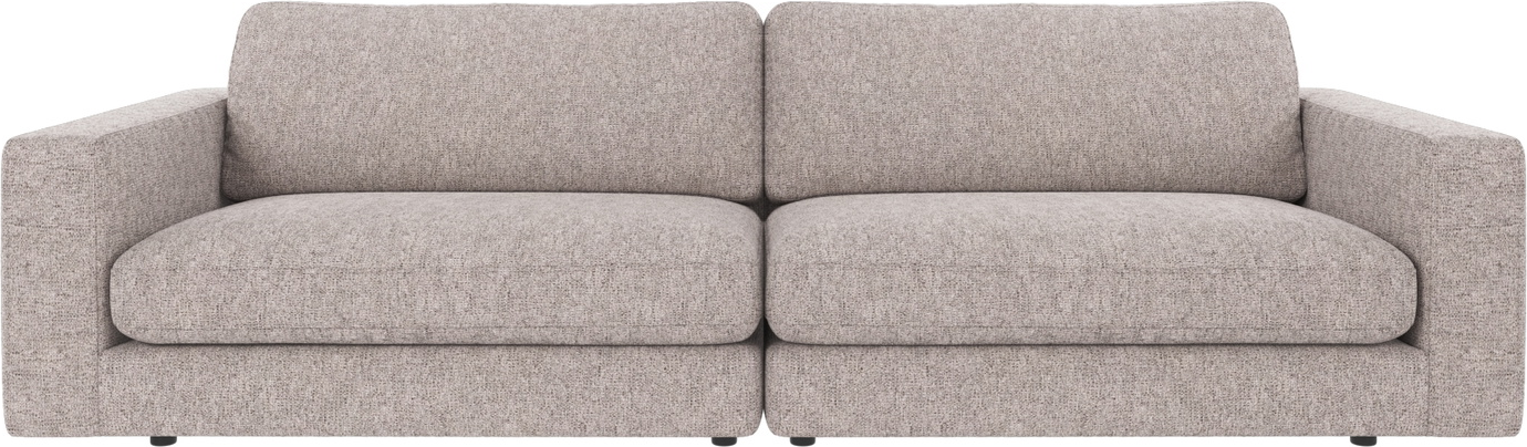 3-personers sofa Rowico Duncan i gråt melange-stof FSC® certificeret