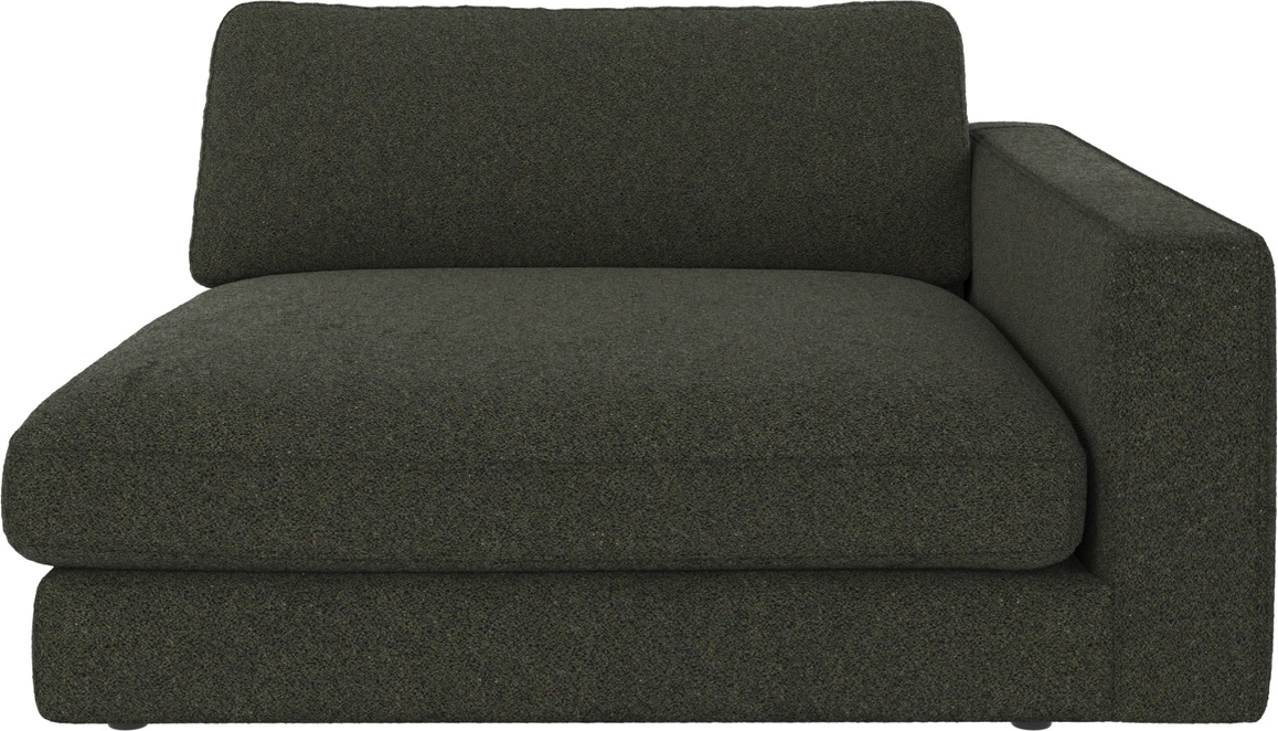 Modulsofa armlæn lang højre Rowico Duncan Alice 162 grøn stof