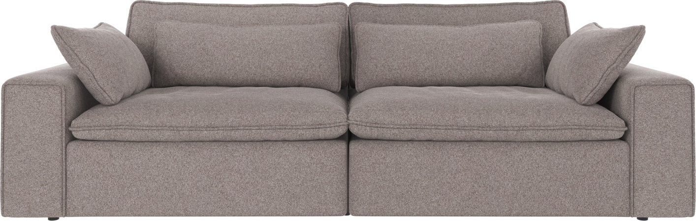 3-personers sofa Rowico Rawlins Maxi gråbeige - Brenda 100% polyester, Nozag-fjedre & findelt skum, FSC-certificeret stel
