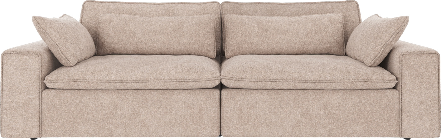 3-personers sofa Rowico Rawlins Maxi i lysebeige Greg 3 polyester