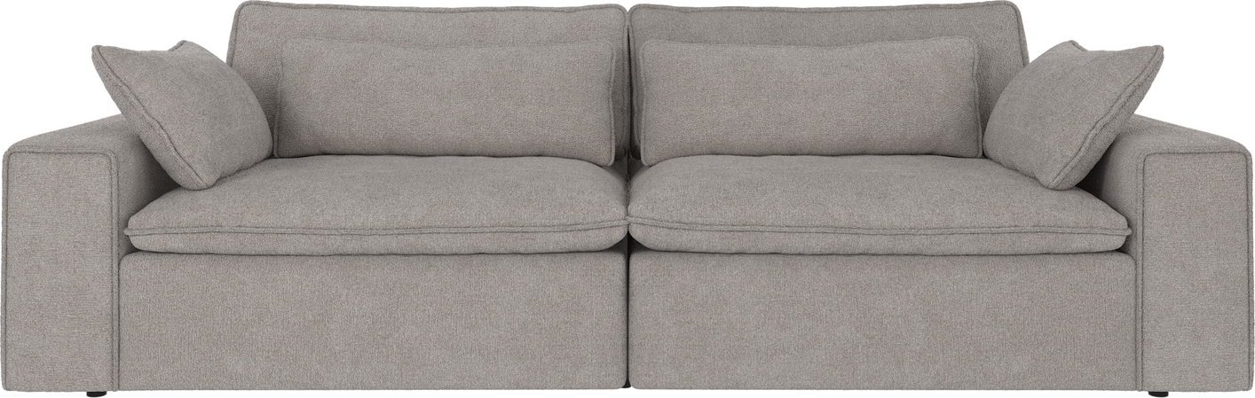 3-personers sofa Rowico Rawlins Maxi lysegrå polyester Greg 17 FSCÂ®-mix skandinavisk design