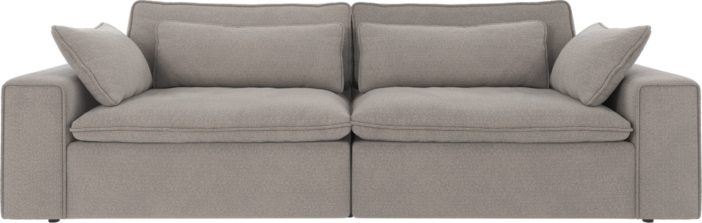 Rowico Rawlins Maxi 3-personers sofa lysegrå stof Rita polyester 259 cm