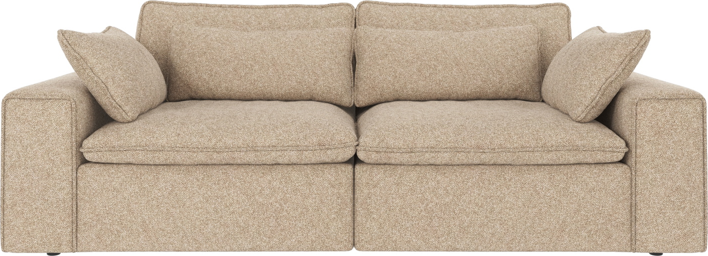 3-personers sofa Rowico Rawlins - beige Bobby stof FSC-ramme H85xB226xD116 cm