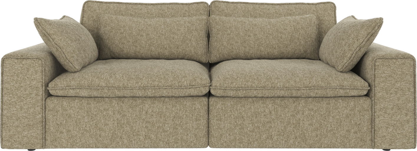 3-personers sofa Rowico Rawlins i grønt Max 55-stof nordisk design