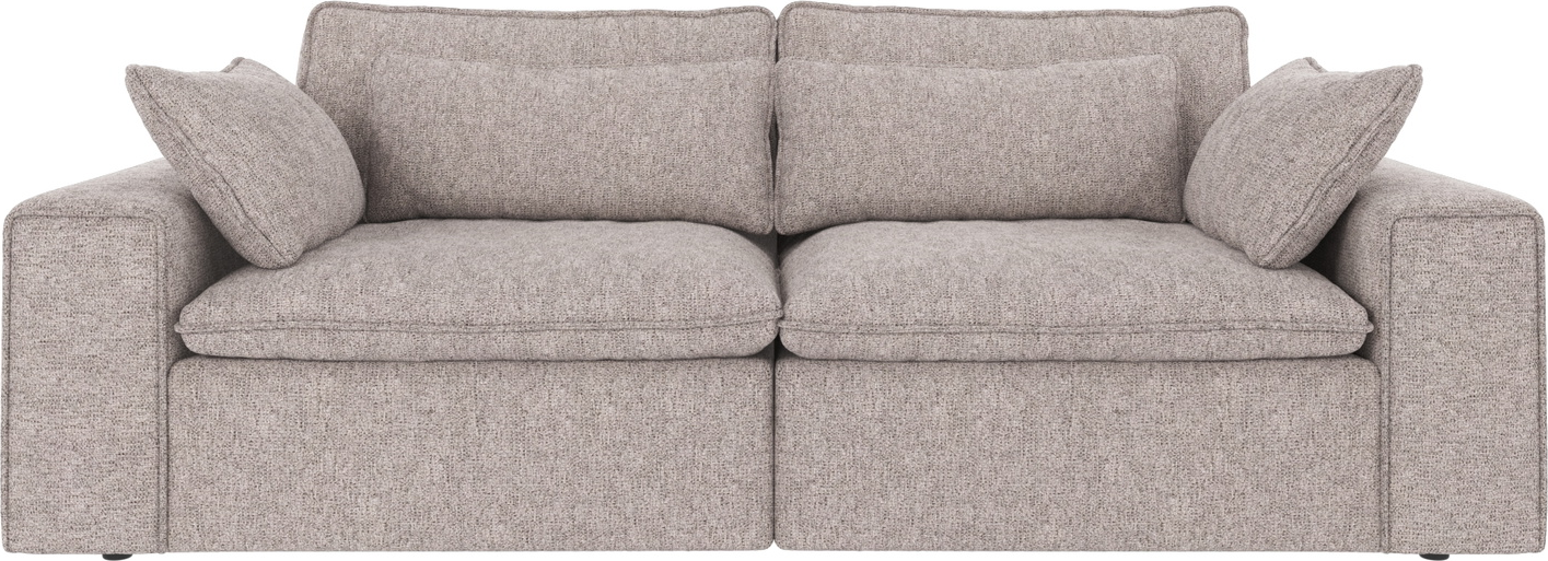 3-personers sofa Rowico Rawlins Max stof grå melange, B226 x D116 x H85 cm